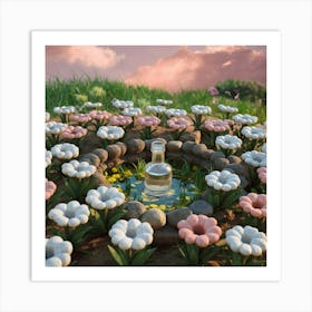 Flower Garden 3 Art Print