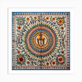 Rajasthani Painting Madhubani Painting Indian Traditional Style Art Print