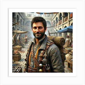 Merchant Borin Art Print