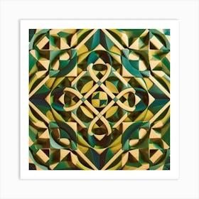 Geometric Pattern 11 Art Print