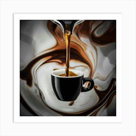 Coffee Pouring 30 Art Print