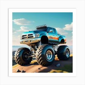 Monster Truck 15 Art Print