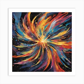 Burst Of Color Art Print