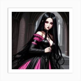 The Vampire Countess Art Print