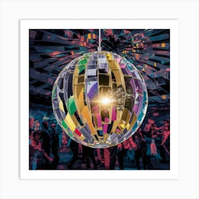 Disco Ball 16 Art Print