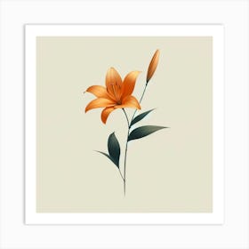 Orange Lily Art Print