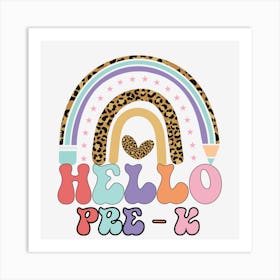 Hello Pre K 01 Art Print