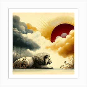 Wild Animal Illustration 98 Art Print