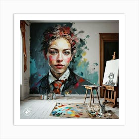 Portrait Of A Woman Art Print