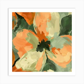 Abstract Of Flowers Art Print