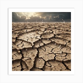 Dry Land Stock Videos & Royalty-Free Footage 1 Art Print