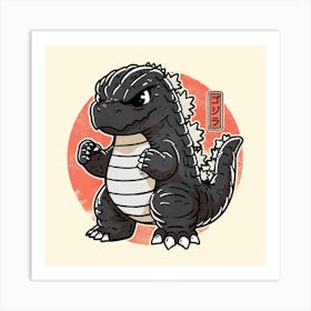 Little Kaiju Art Print