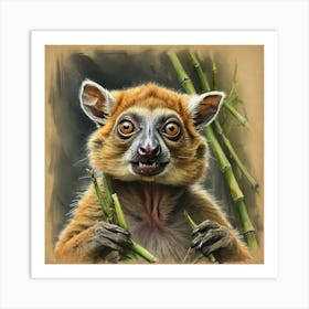 Lemur 9 Art Print