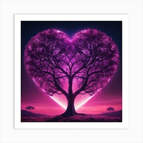 Heart Tree 12 Art Print