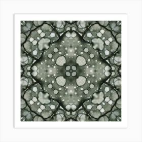 Gray Pattern Art Print