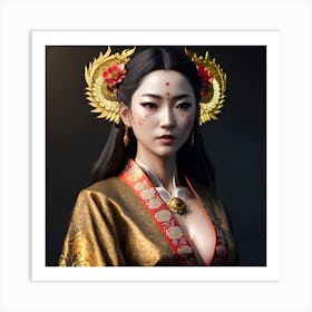 Chinese Woman Art Print