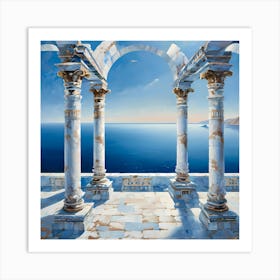 Aegean Sea Art Print