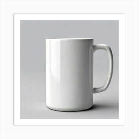 White Coffee Mug 8 Art Print