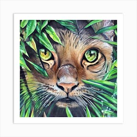 Peering Predator Art Print