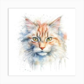 Dwelf Cat Portrait 1 Art Print