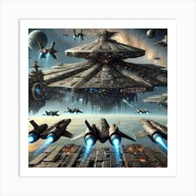 Air Space Divisions Converted Art Print