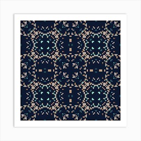 Pixel Pattern 13 Art Print