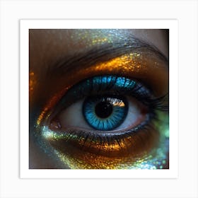 Eye Of A Woman Art Print