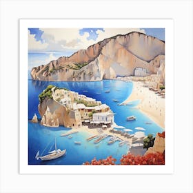 Santorini Art Print