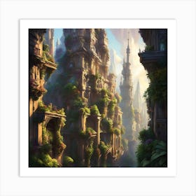 Sprawling Cityscape 7 Art Print