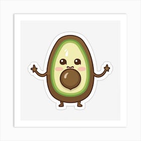 Avocado picture Art Print