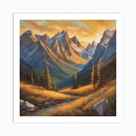 A Golden Sunshine Art Print 10 Art Print