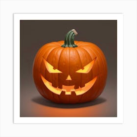 Halloween Pumpkin 5 Art Print