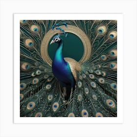 Peacock 7 Art Print