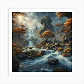 Fantasy Painting Art Print