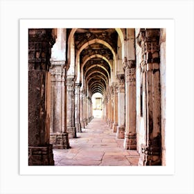 Corridors Of A Mausoleum (wall art ) Art Print