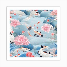 Koi Fish Art Print