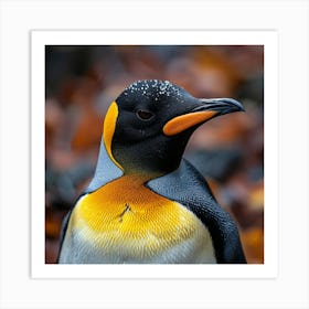 King Penguin 3 Art Print