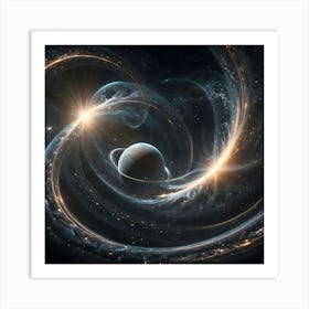 Beyond Space & Time 7 Art Print