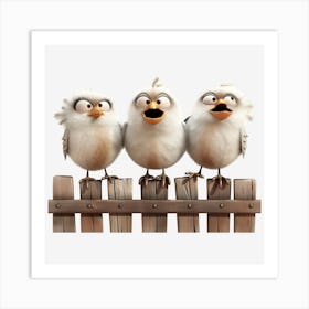 Angry Birds 7 Art Print