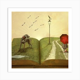 Book Art Art Print