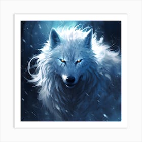 White Wolf 1 Art Print