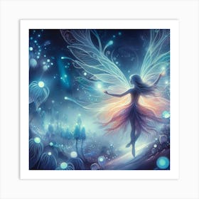 Fairy In The Forest 49 Art Print