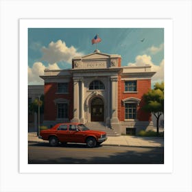 Old Post Office Art Print