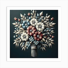 Bouquet Of Flowers 10 Art Print