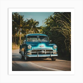 Classic Car In Cuba 4 Art Print