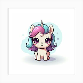 Cute Unicorn 324 Art Print