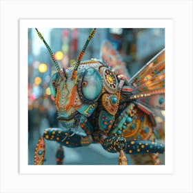 Bug In A City Art Print