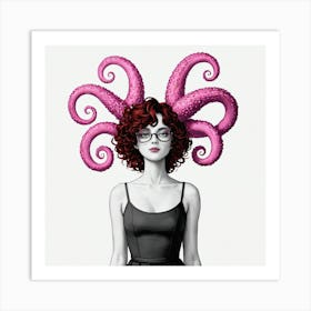 Octopus Head 3 Art Print