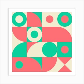 Abstract Geometric Shapes.2 Art Print