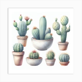 Cactus 7 Art Print